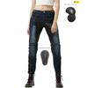 Summer Mesh Breathable Model, Locomotive Elastic Anti-drop Cycling Pants, Motorcycle Jeans for Women
