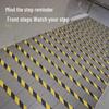JINGRUIXIANG Yellow & Black PVC Safety Warning Tape