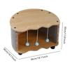 Cardboard Cat House Cat House for Cats to Grind Paws Rest and Play Thickened Material Home Decor Play House Scratcher Pad Toy