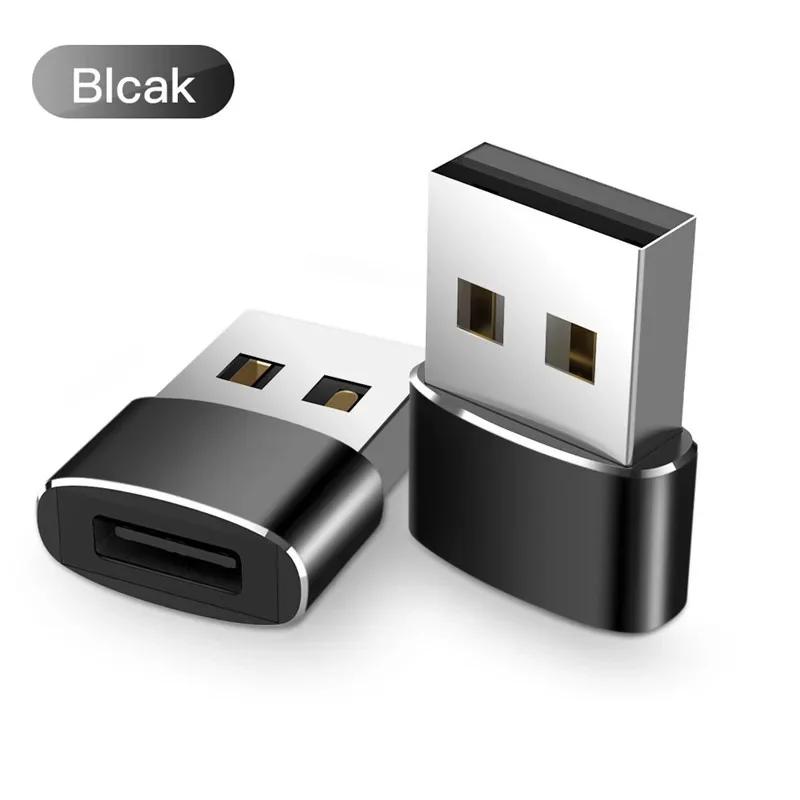 100pcs USB-C Adapter Type C To USB2.0 Adapter Male To Female USB C Converter Type-C Converter for PC Laptop Cell Smartphone
