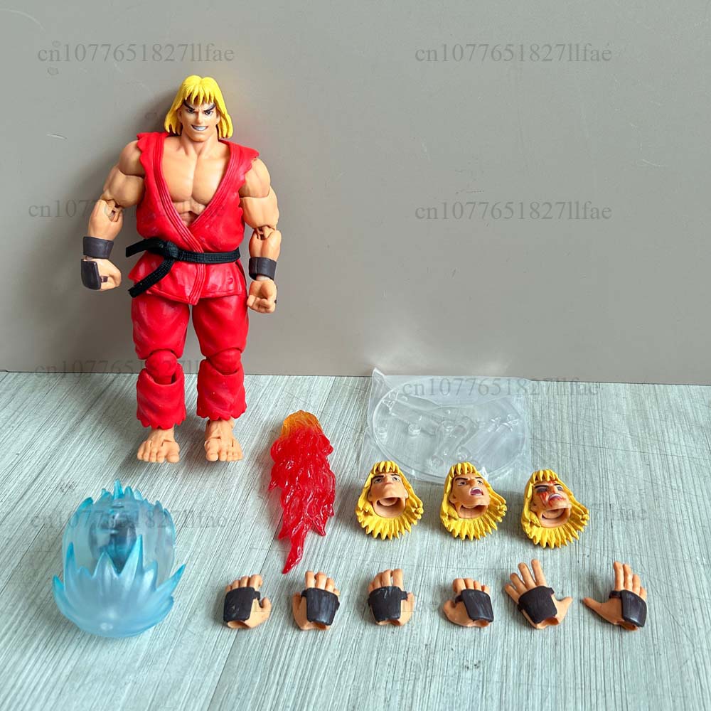 Ultra Street Fighter Ken Masters Storm Toys USFII: The Final Challengers Guile Ryu Ken Action Figure Model Toy Joint Movable
