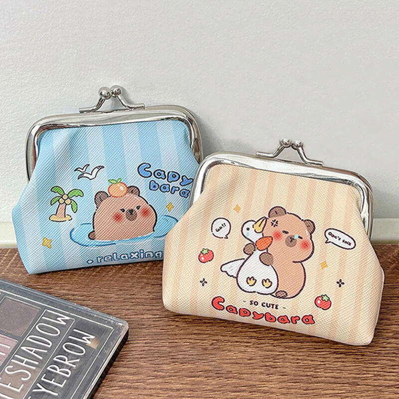 Artfield Capybara Tick-Tock Coin Purse