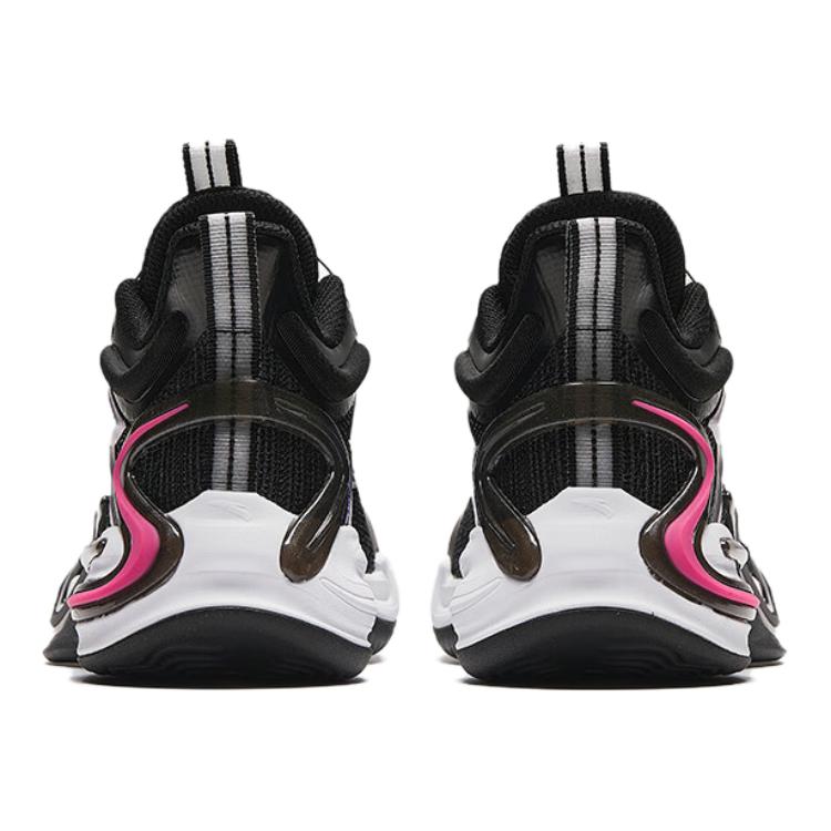 Anta Comfortable Non-Slip Low-Top Kids Basketball Shoes Kids sneaker Black 312421122-4