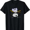Drummer Tshirts Drums & Heavy Metal Music Vintage Drumming T-Shirt
