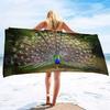 Animal Peacock Print Series Seaside Vacation Beach Towel Swimming Bath Towel Sports Towel