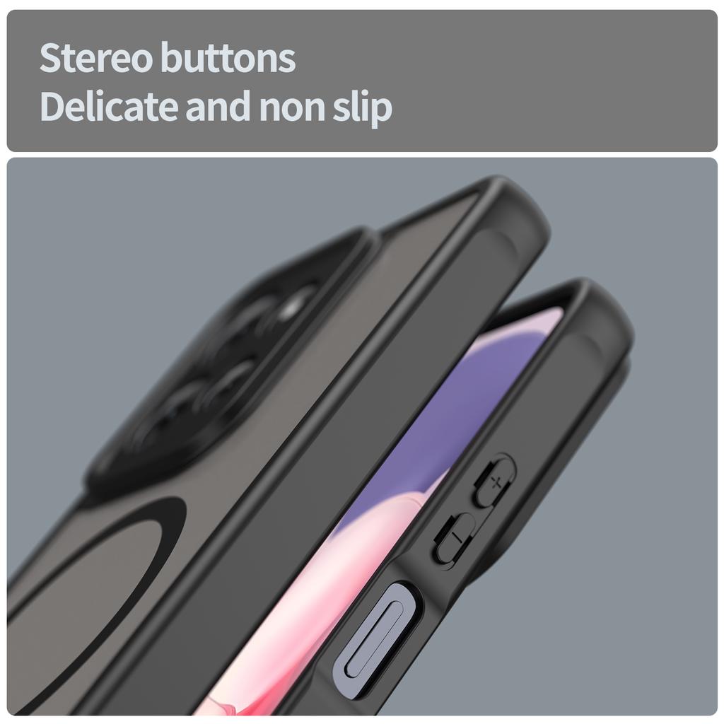 Luxury Armor Translucent PC+TPU Magnetic Case For Motorola Signature Edge 70 Ultra 60 Fusion 50 Neo G77 G67 G57 Power G86 Cover