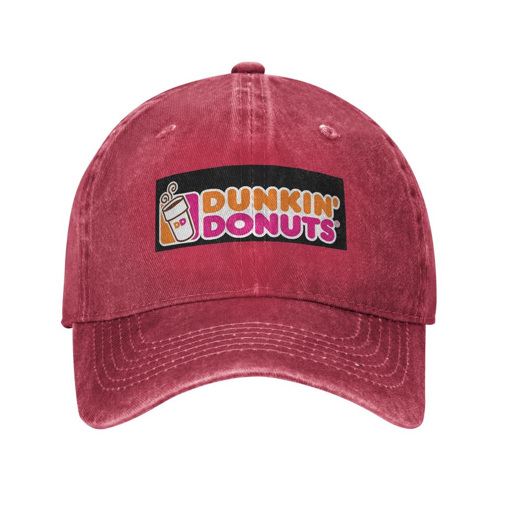 Dunkin Donuts  Denim Cap Casual Baseball Caps Adjustable Hat Summer Unisex Baseball Hats