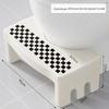 Non-Slip Thickened Toilet Squatting Footstool for Kids & Adults