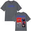 Rapper Maka Aura 2025 Tour Concert Print T Shirts Men Women Fashion Hip Hop Vintage Tshirts Casual Cotton High Quality T Shirt