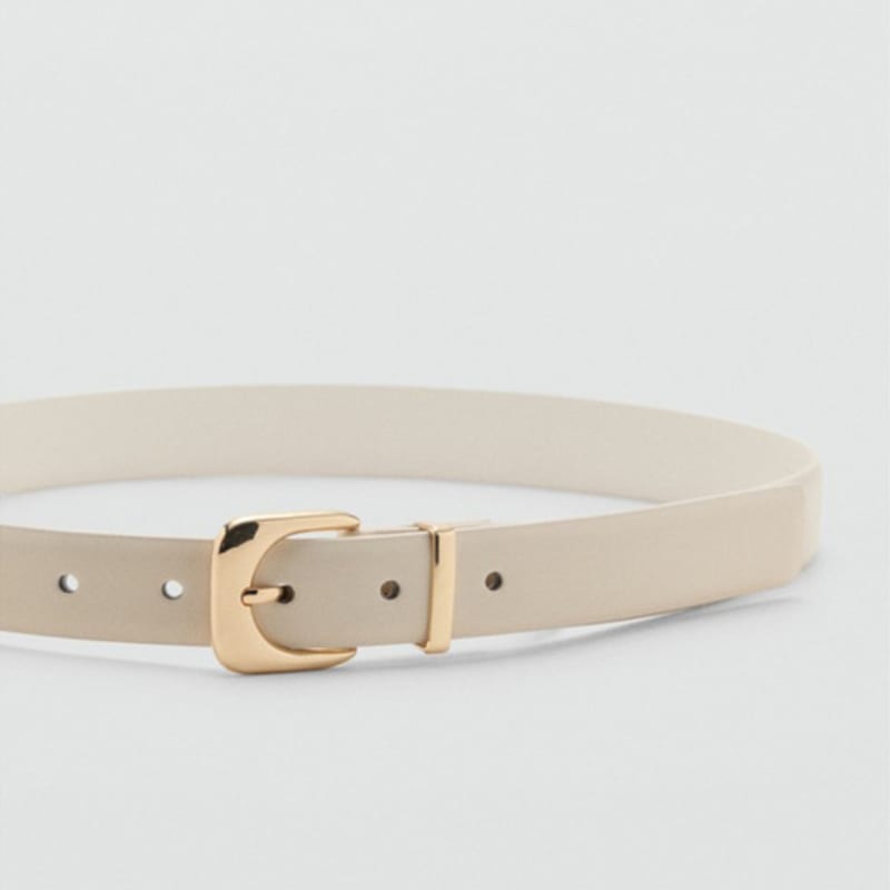 

Mango MANGO WOMAN Belt MAXIMA Ecru 17051132 L
