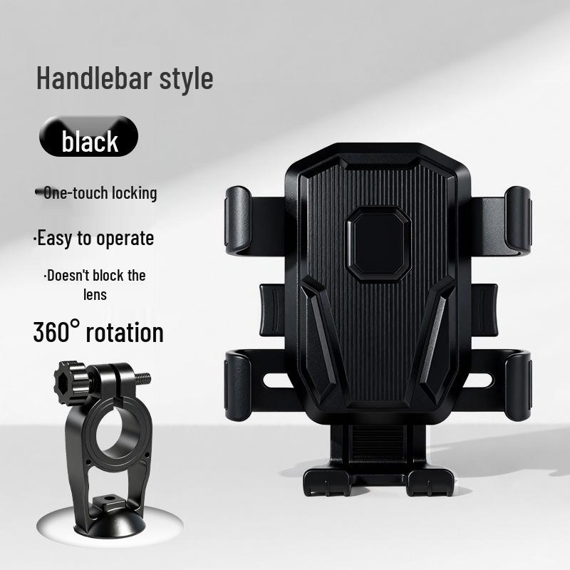 Electric Vehicle & Bike Phone Holder for Navigation - Compatible with Meituan Delivery Bikes, Bicycles, Electric Scooters & More.