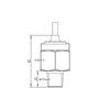 1/4NPT  5V  pressure  transducer transmitter for water oil fuel gas air  ceramic sensor 300-3000psi optional  Auto Sensor