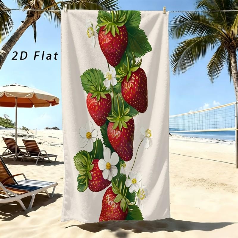 Dackel mit roter Baskenmütze Rot-Weißer Vertikalstreifen Strandtuch Schnelltrocknend Saugfähiges Mikrofaserhandtuch Für Strand Pool Schwimmen