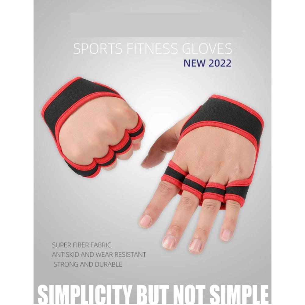 Training Sport Gloves for Men Women Workout Gloves Fitness Body Building Weightlifting Gym Hand Wrist Palm Protector Gloves