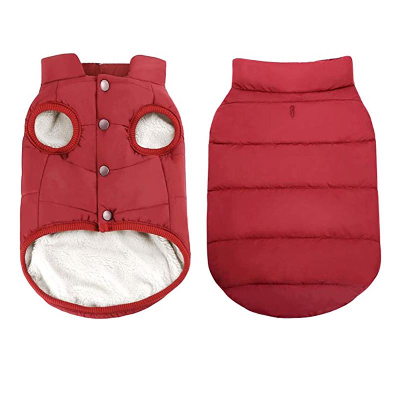 Zimní kostým pro domácí mazlíčky pro malé velké psy Teplé fleecové psí oblečení Větruodolné psí bavlněné bundy Yorkšírský teriér Francouzský buldoček Kabát Bišonek