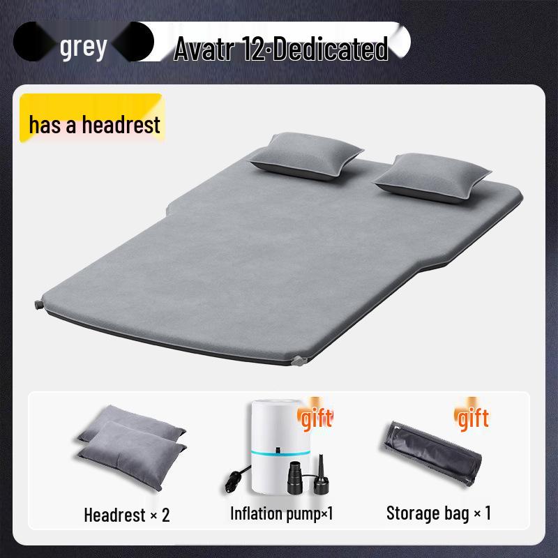Avatr 07 Car Trunk Mattress: 12'' Inflatable-Free Sleeping Pad for Single Bed Comfort
