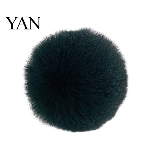Backpack Charms Faux Fur Pom Fluffy Ball with Elastic Loop Cute for Hats Plush Bag Charm Craft Projects Hat Accessories