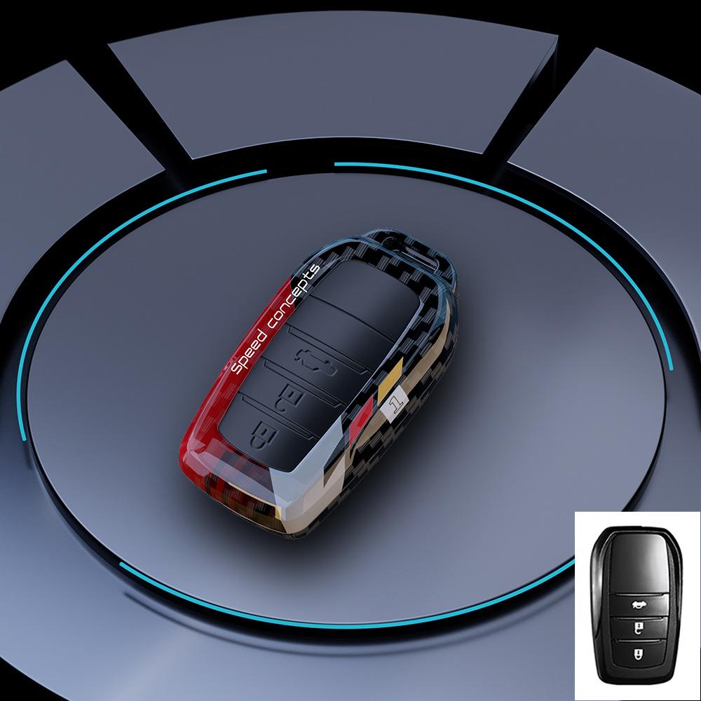 Graffiti Auto Key Fob Cover Case Fit For Toyota Corolla Land Cruiser Prado Crown Yaris Sienna Alphard Cross Hilux Fortuner Camry
