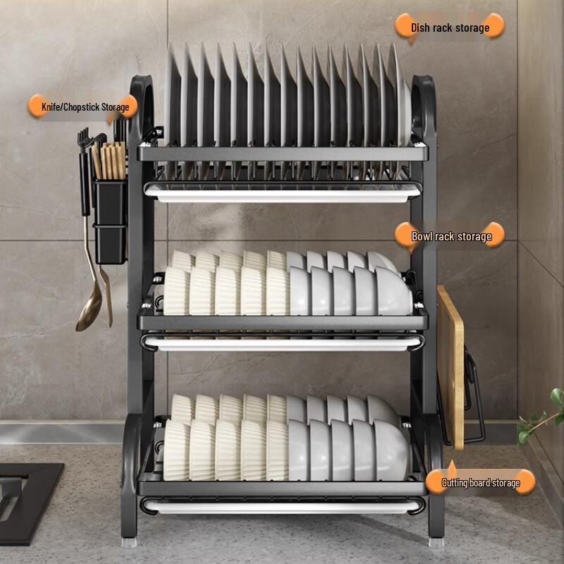 Kitchen Countertop Dish Drying Rack