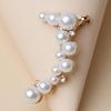 Stylish Pearl Simulation Earring With Sparkling Rhinestones For Casual Wear