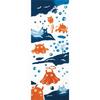 Prairiedog Chusen Hand Towel Sea Friends, Giant Octopus TE-514 Wabuka, Approx. 33x90cm
