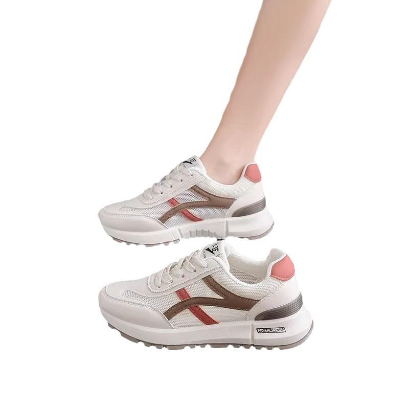 Stepping on shit feels super soft-soled sports and leisure women's shoes 2025 spring and autumn new Forrest Gump shoes popular lightweight student r