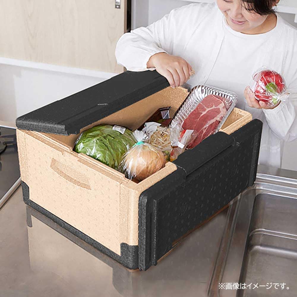 Folding Cooler Box 31L Foamed Polypropylene Brown 25900310 FLOBBLE