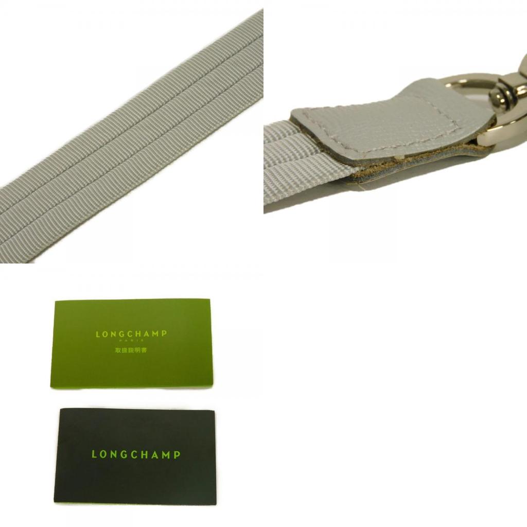 Gebrauchte Le Pliage Neo S (12768) L1512578023 7922 Logo Geprägte 2-Wege Schultertasche Schlauch Nylon Hellgrau Damen aus Japan