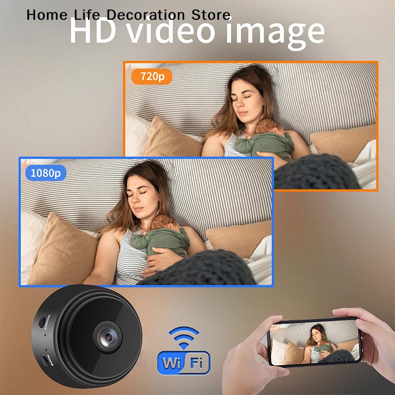 A9 Wifi Mini Kamera 1080P Sicherheitsüberwachung Drahtlose Fernbedienung Nachtsicht Videoüberwachung Smart Home Mini DV Cam HD Kamera