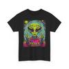 Alien Peace Funny T-shirt - Space UFO Humorous Novelty Graphic Tee