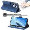 DIERFENG DF-03 For Oppo Reno15 5G (Global) / Reno15c 5G (China) Leather Case Lines Imprint Wallet Phone Cover with Wrist Strap