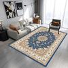 Indian Moroccan Carpet Area Rug Floor Mats Ethnic Style Children Play Mat Bedroom Trendy Non-slip Living Room Flannel Home Decor