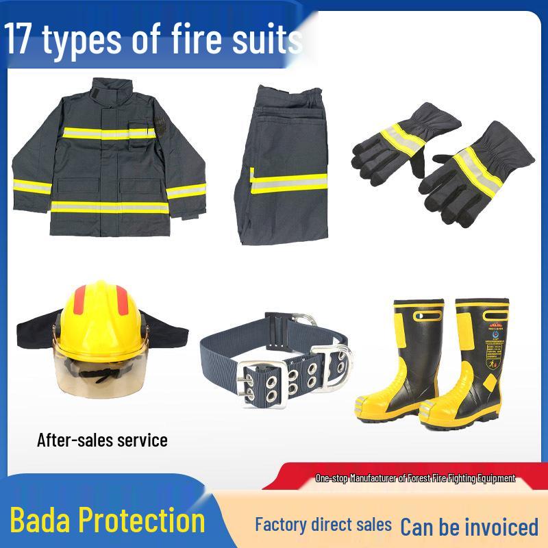 2017 Firefighting Suit: 3C Certified Heat-Resistant, Flame-Retardant Protective Gear for Forest Firefighting Belt