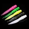 Lure Soft Floating Willow Leaf Flat Tail Fishing Bait with Attractant - Mackerel Perch Anti-Rot Soft Worm Artificial Bait.