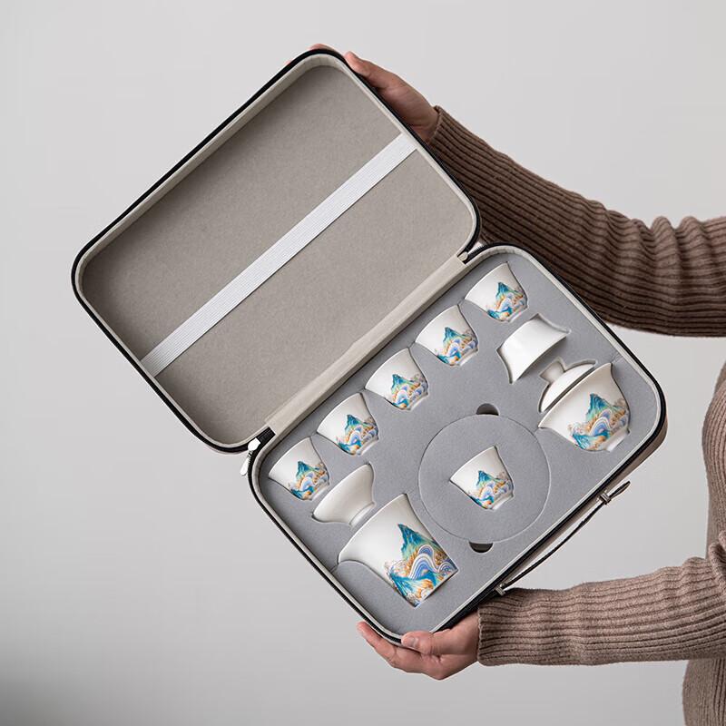 Su's Ceramic Kung Fu Tea Travel Set