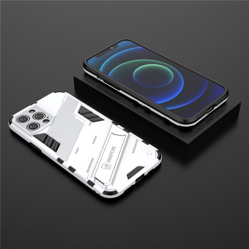 Armor Cyber Shockproof Case For iPhone 12 Mini 13 12 Pro SE 2020 XR XS Max X 11 12 Pro Max 7 8 6 6s Plus Stand Holder Cover