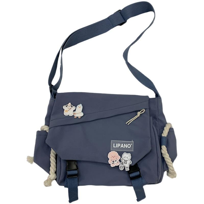 Dámské Nylonové kabelky Taška přes rameno Unisex Velkokapacitní Crossbody Tašky Pro Teenager Messenger Taška Studentské školní tašky