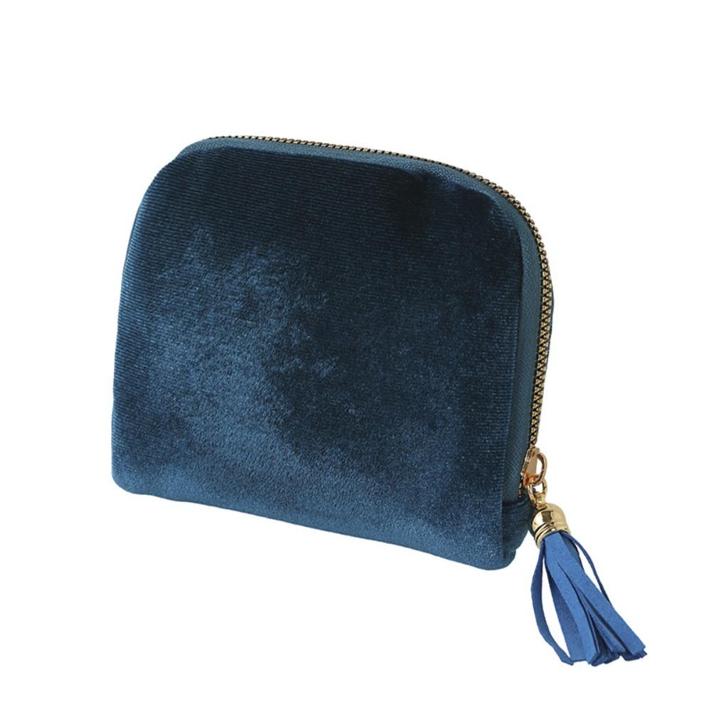 

Portable Jewelry Storage Bag 6-Layer Travel Jewelry Case for Watch Pendant Rings Earring синій