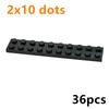 Size 2x10 Dots 36PCS DIY Building Blocks 2*10 Dots Thin Figures Bricks Compatible With 3832 Educational Creative Toys for Kids