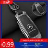 GLC GLB Zinklegierung Leder Auto Fernbedienung Schlüsselhülle Abdeckung Für Mercedes Benz A C E S G Klasse GLC CLE CLA GLB GLS W177 W205 W213 W222