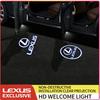 UDS2  LED Car Door Projector Ghost Shadow Welcome Light Bulbs Accessorie For Lexus RX ES GX LS LX IS GS RC UX Series ES200 ES250 ES260