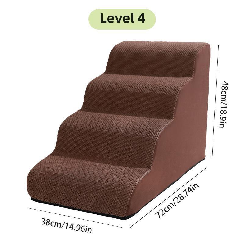 Scară pentru câini, scară pentru animale de companie, trepte din burete, scară pentru câini mici, ursuleț de pluș pe canapea, scară pentru pat