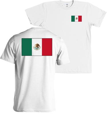 Mexican Flag Front and Back Prin Mexico Pride Tee - NEW WITH TAGS Unisex T-Shirt