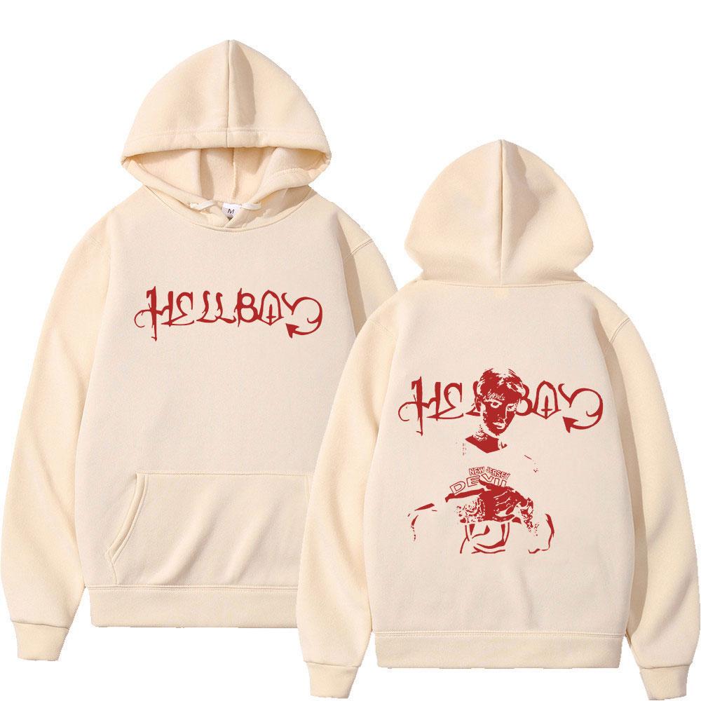 Raper Lil Peep Crybaby Hellboy bluza z kapturem męska i damska hip-hopowa odzież sportowa casualowa gotycka jesienno-zimowa