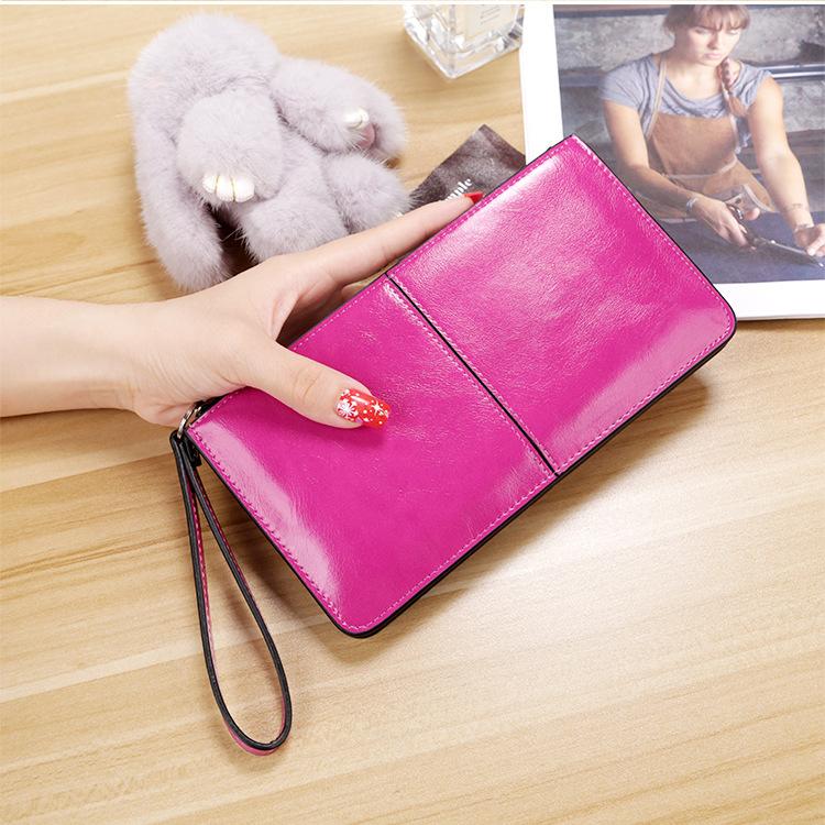 

Длинный модный женский кошелек, кожаный кошелек на молнии, женский клатч, сумка для телефона, кошелек для монет, держатель для карт