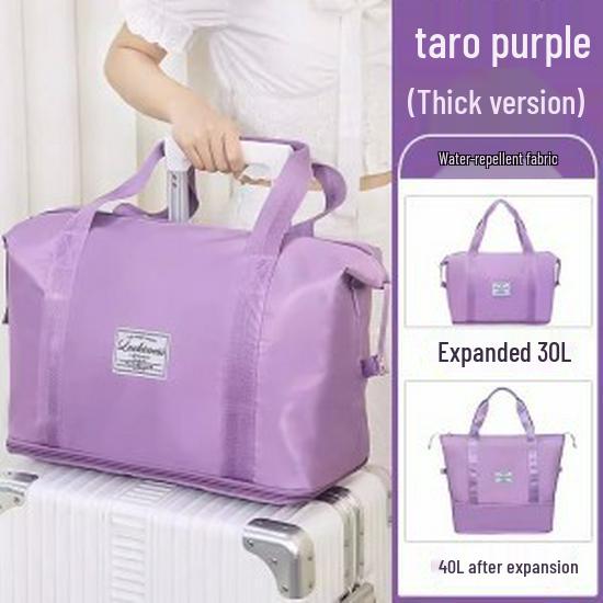 

Expandable Outdoor Sports Travel Duffel Bag фіолетовий