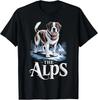 St. Bernard Rescue Puppy Switzerland Winter Hiking Souvenir T-Shirt