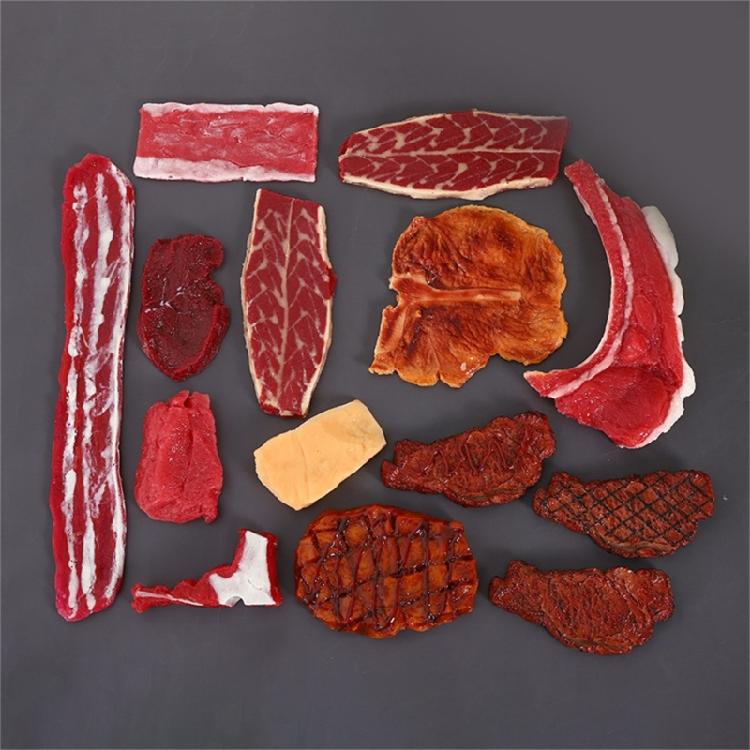 Fake Meat Roasting Beef for Kitchen Markets Display Photography Props