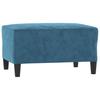 4-Cz. Relaxation Set With Cushions, Blue, Velvet