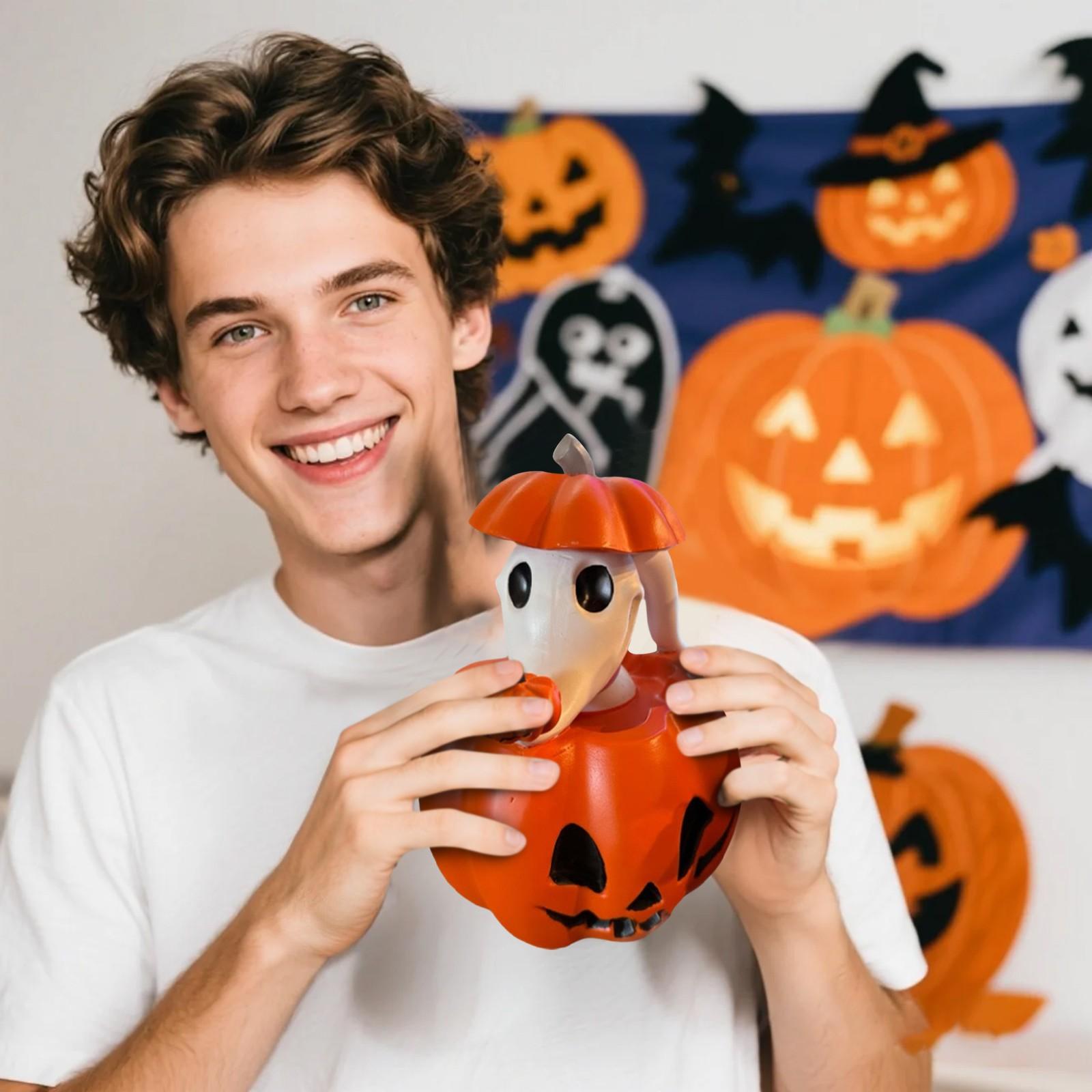 

Scary Pumpkin Dog Halloween Festival Party Scene Arrangement Table Decorations One Size